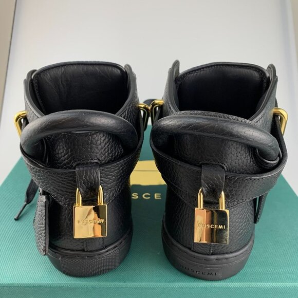 NIB Authentic BUSCEMI Women High-top Sneakers In black size 37/US 7 - Picture 6 of 9